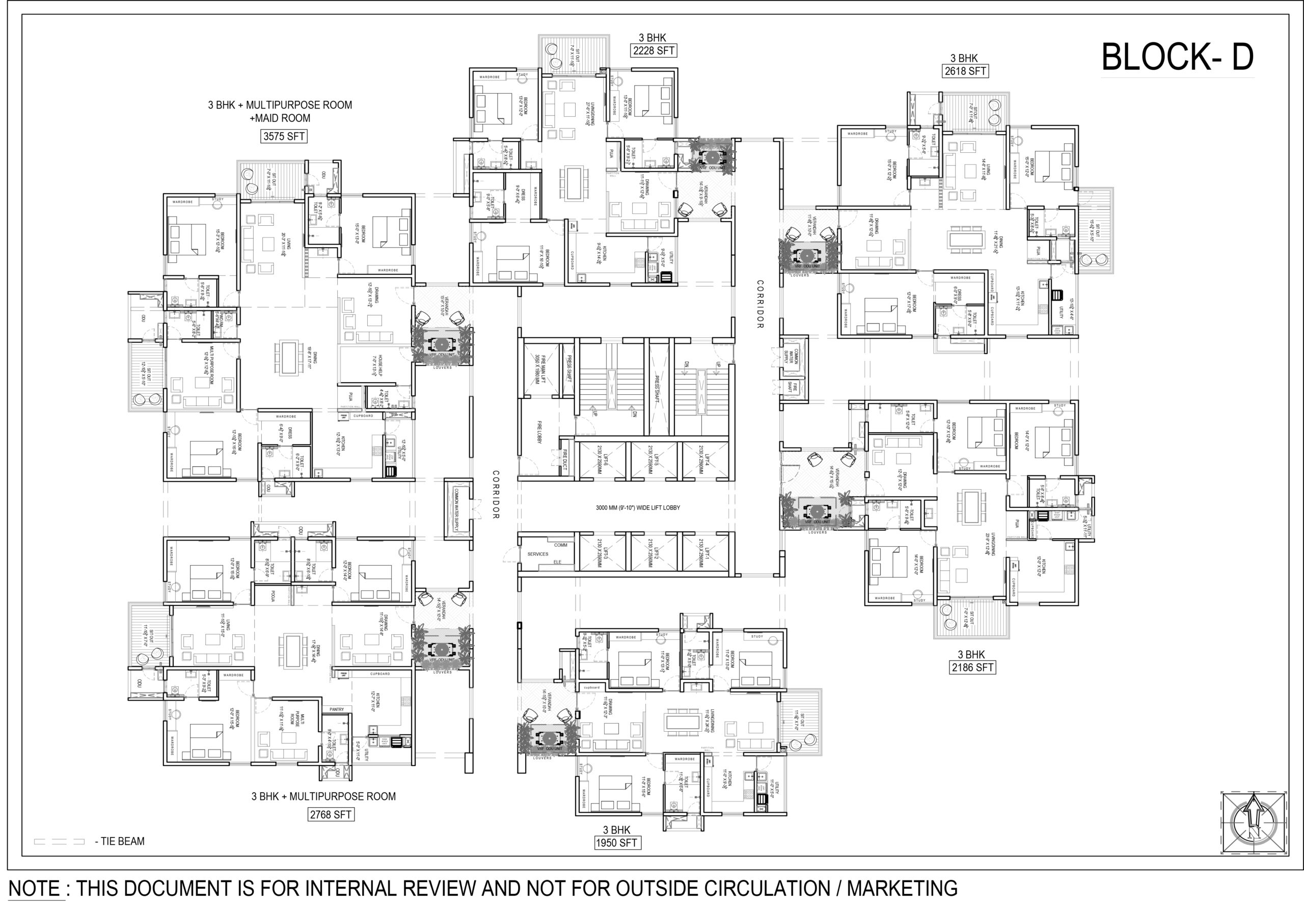 Tower - D Floor Plan