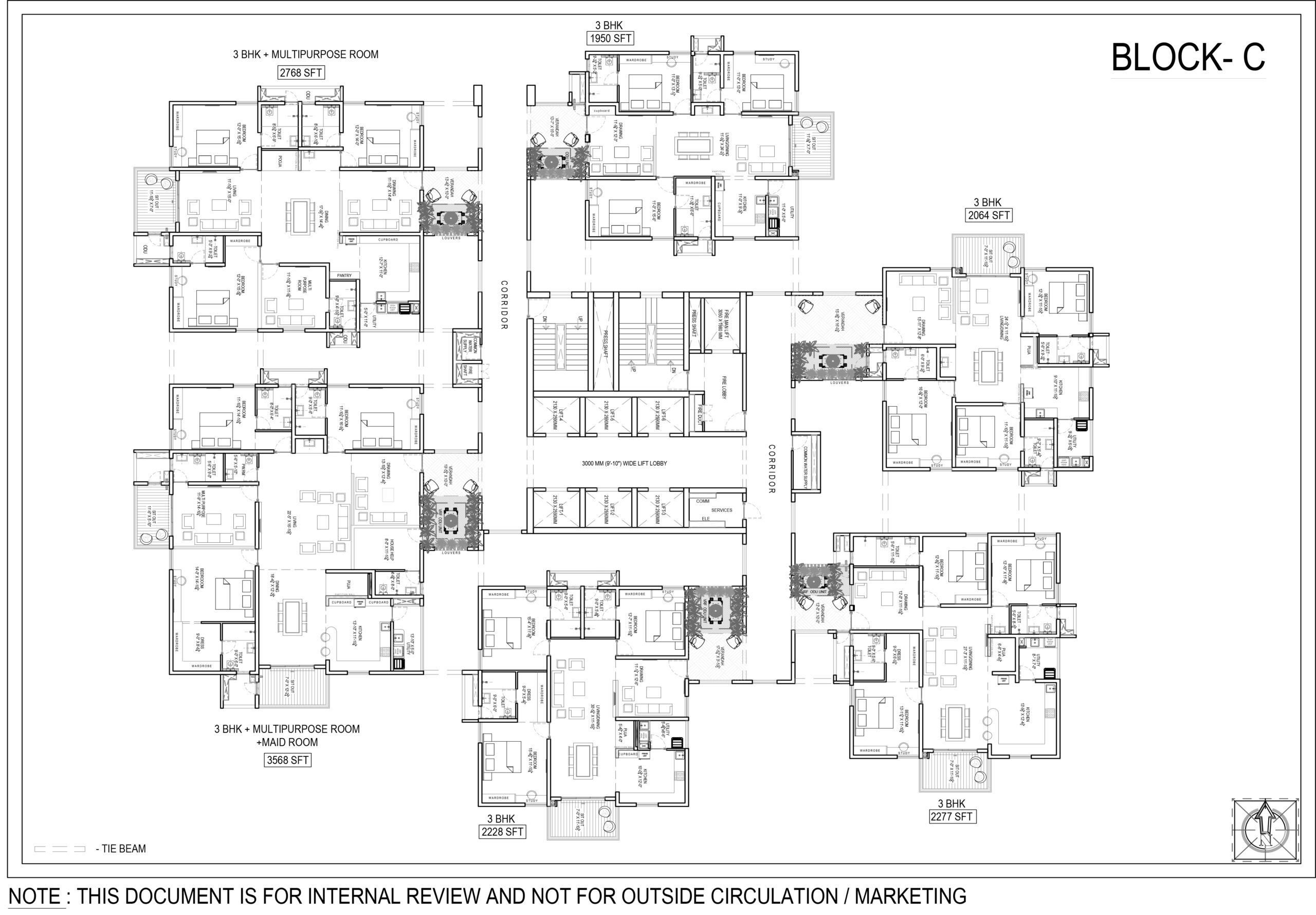 Tower - C Floor Plan